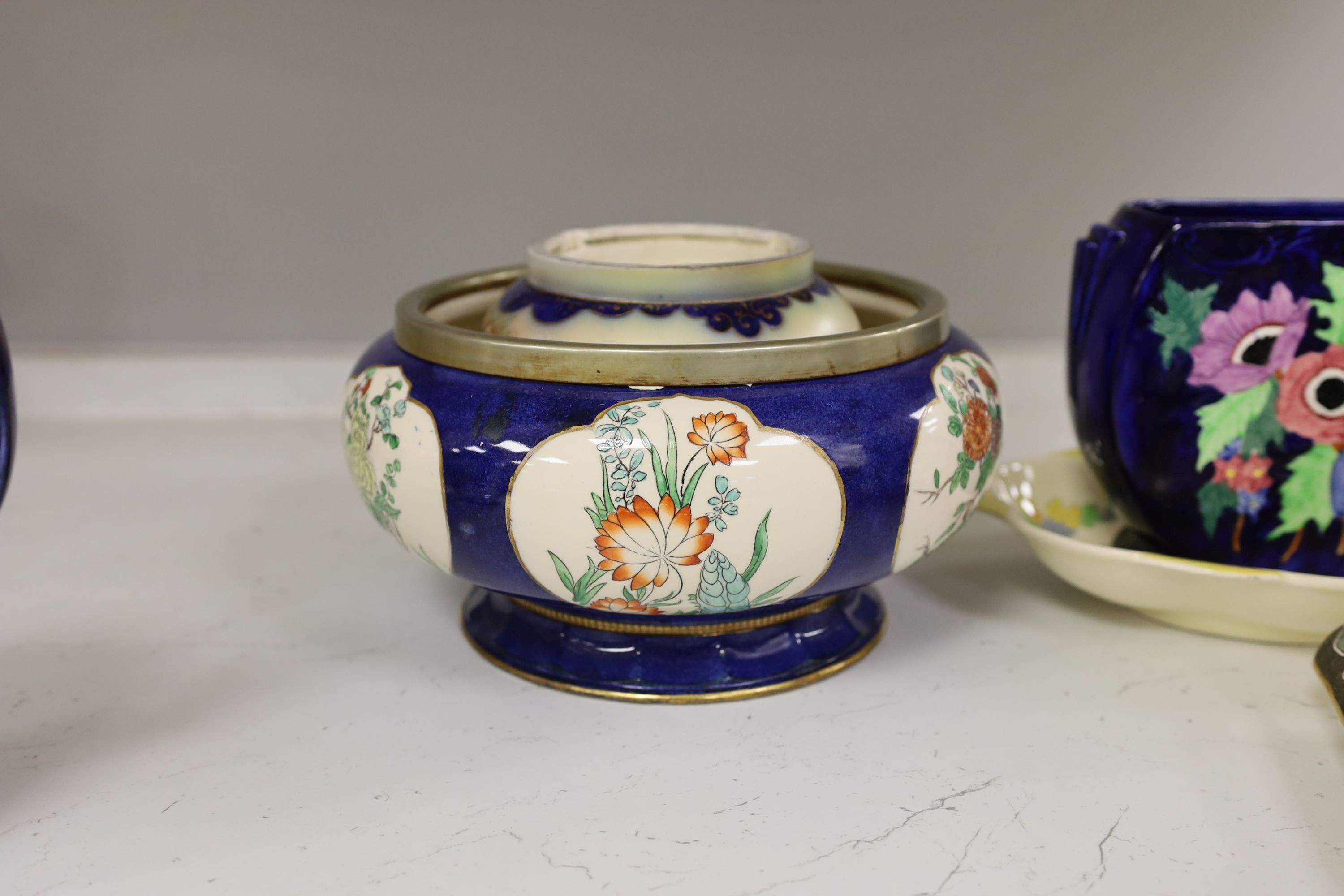 A group of mixed Maling ware, Carlton ware and a Doulton ‘Minden’ dish - D5334